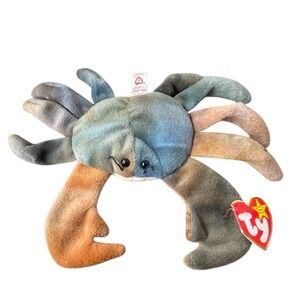 Ty Beanie Baby Claude - MWMT, Crab